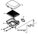 Page A Diagram and Parts List for 1054-0  Briggs and Stratton Pressure Washer